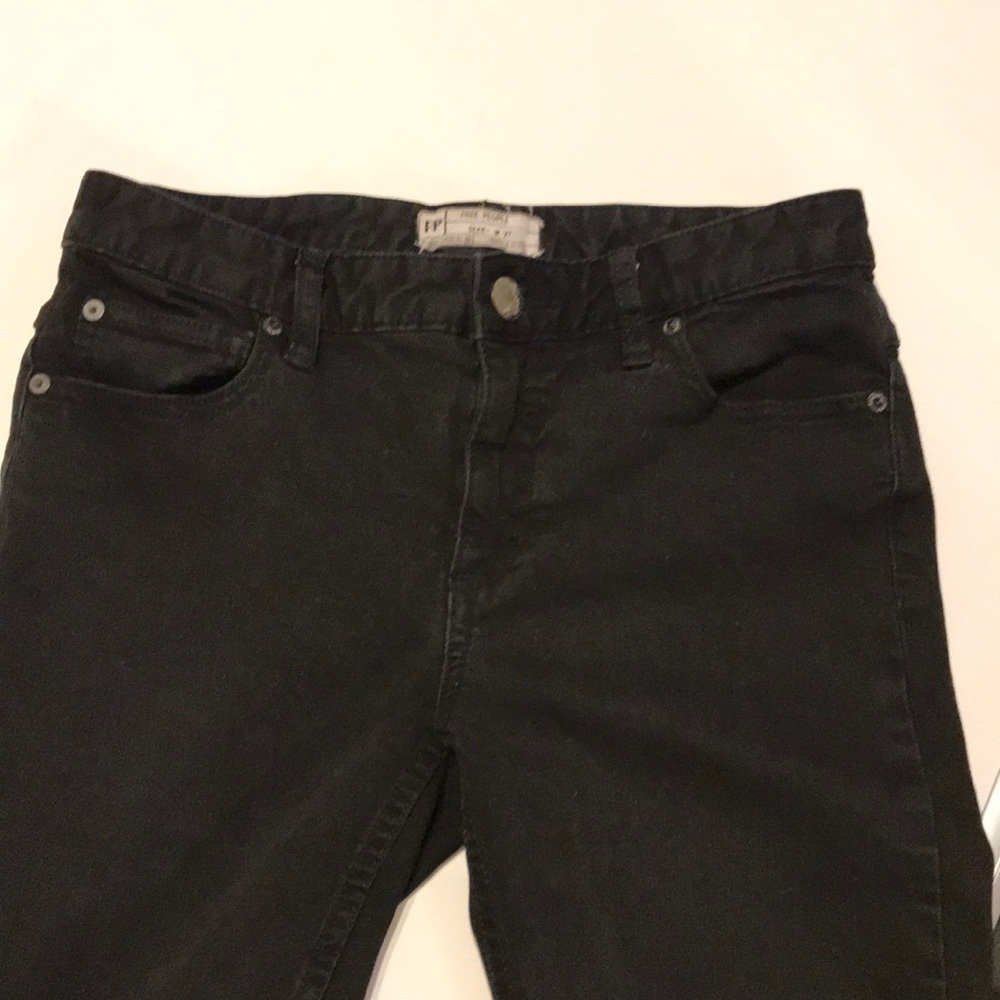 FP mid-rise skinny jeans